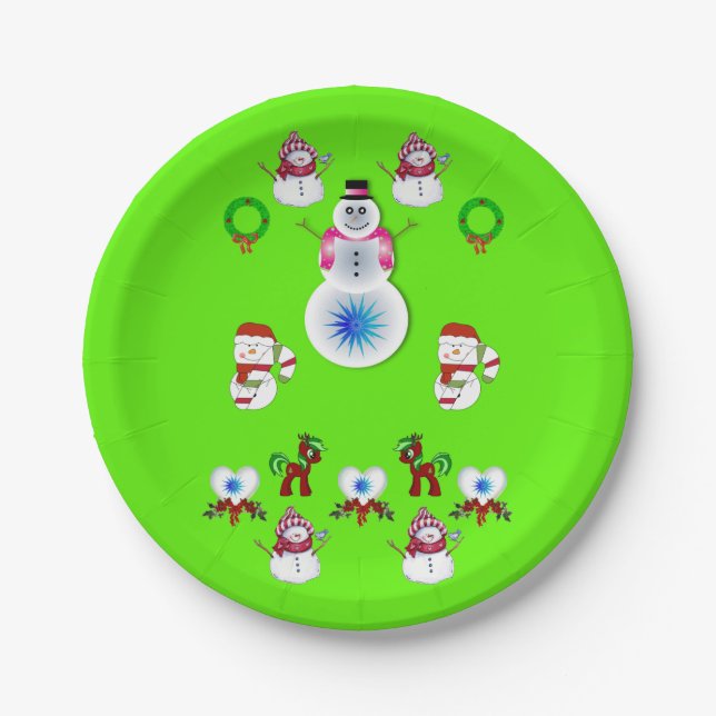 Paper plates Christmas (Front)