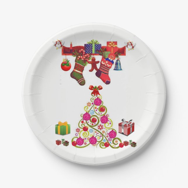 Paper plates Christmas (Front)
