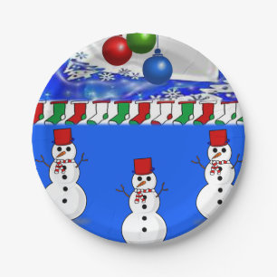 Paper plates Christmas