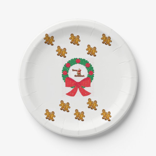 Paper plates Christmas (Front)