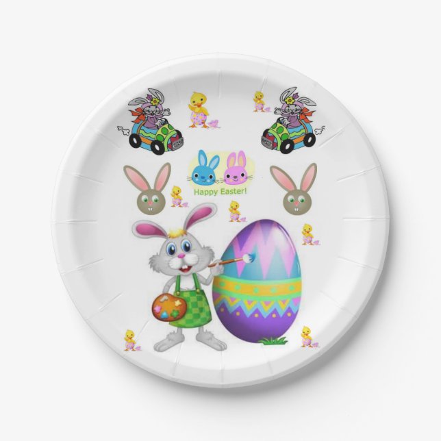 Paper plates Easter (Front)