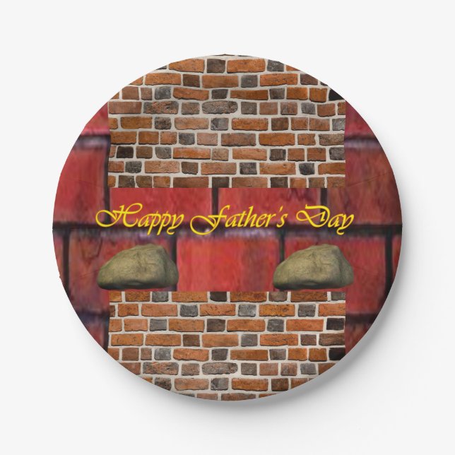 Paper plates Father's Day (Front)