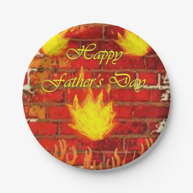 Paper plates Father's Day (Front)