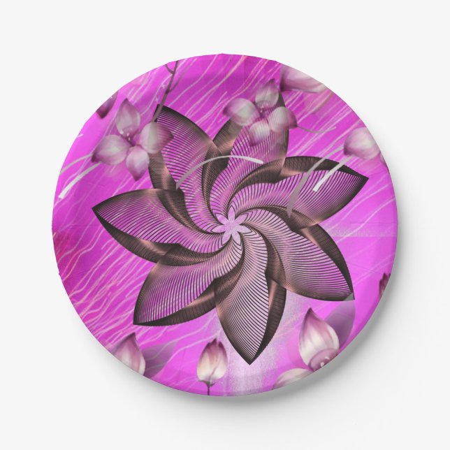 Paper plates Floral (Front)