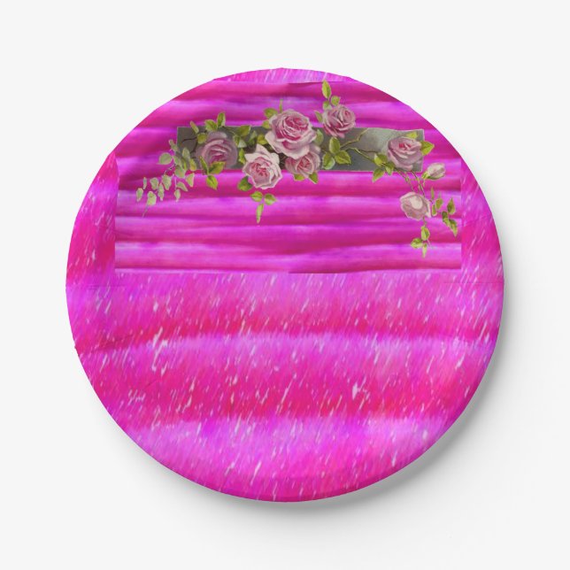 Paper plates Floral (Front)