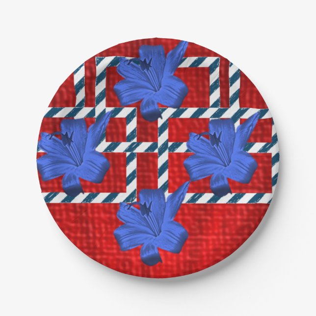 Paper plates Floral (Front)