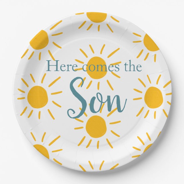 Paper Plates for Here Comes the Son (Front)