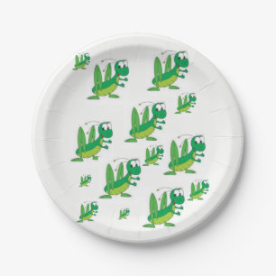 Paper plates Grasshopper