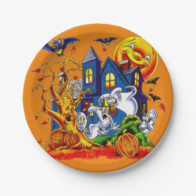 Paper plates Halloween (Front)