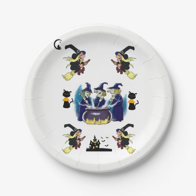 Paper plates Halloween (Front)