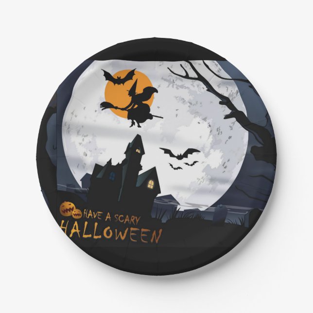 Paper plates Halloween (Front)