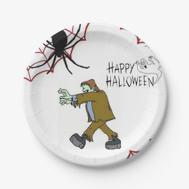 Paper plates Halloween (Front)