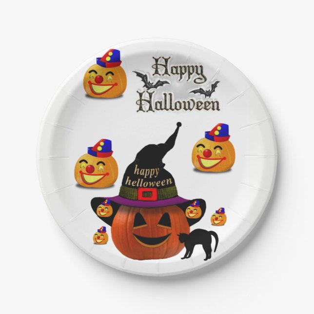Paper plates Halloween (Front)