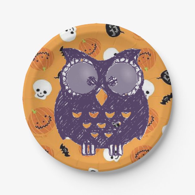 Paper plates Halloween (Front)