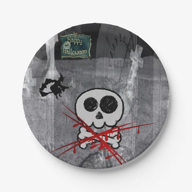 Paper plates Halloween (Front)
