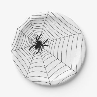 Paper Plates - Halloween Party Spiderweb