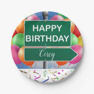 Paper Plates, Happy Birthday Paper Plates