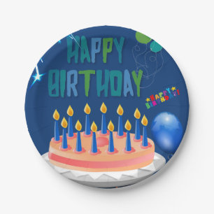 Paper Plates, Happy Birthday Paper Plates