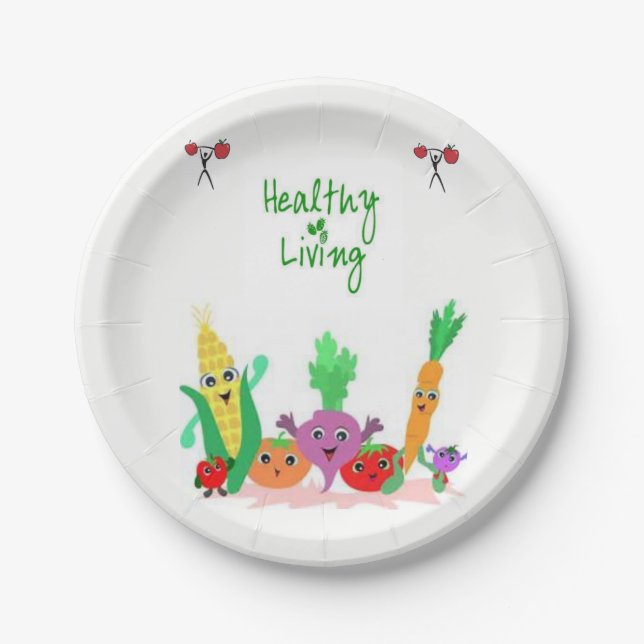 Paper plates Healthy (Front)