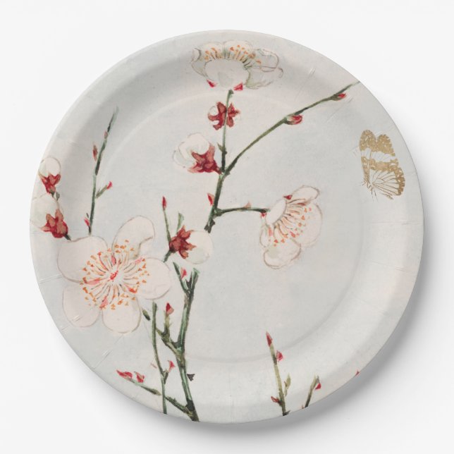PAPER PLATES JAPANESE CHERRY BLOSSOMS (Front)