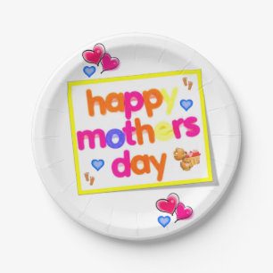 Paper plates Mother's Day
