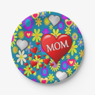 Paper plates Mother's Day