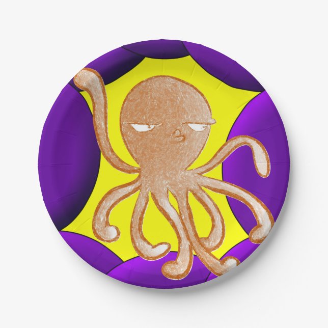 Paper Plates Octopus (Front)