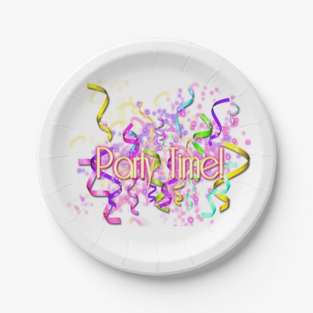 Paper Plates/Party Time Plate (Front)
