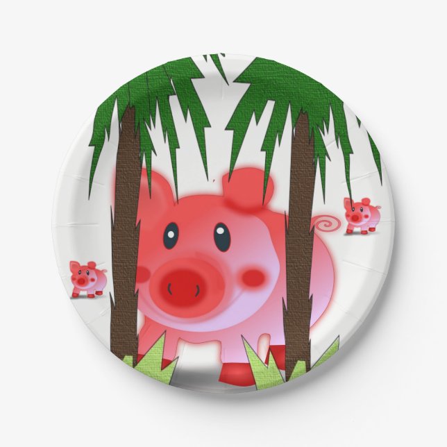 Paper plates Pig (Front)