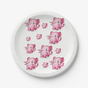 Paper plates Pigs