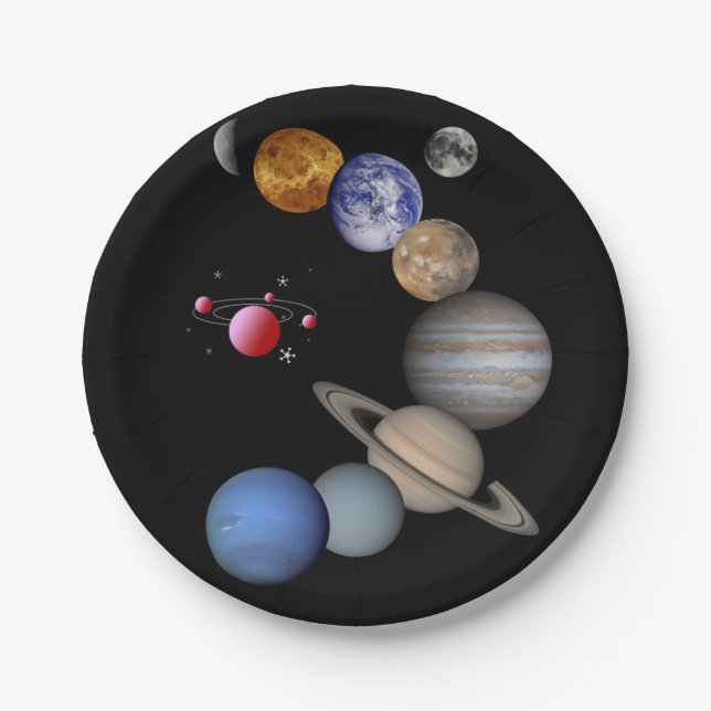 Paper plates Planets (Front)