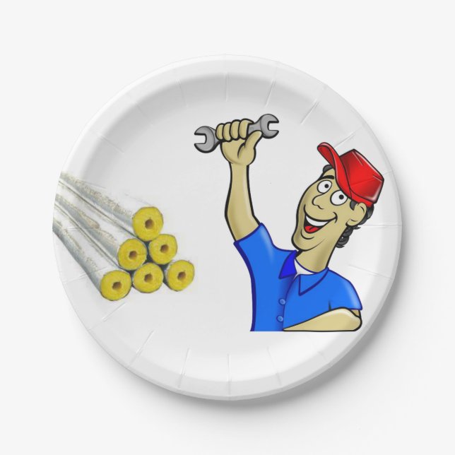 Paper Plates Plumber (Front)