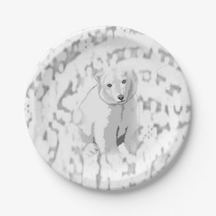 Paper plates Polar Bear