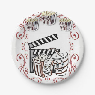 Paper plates Popcorn