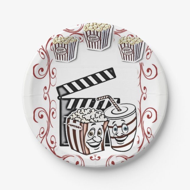 Paper plates Popcorn (Front)