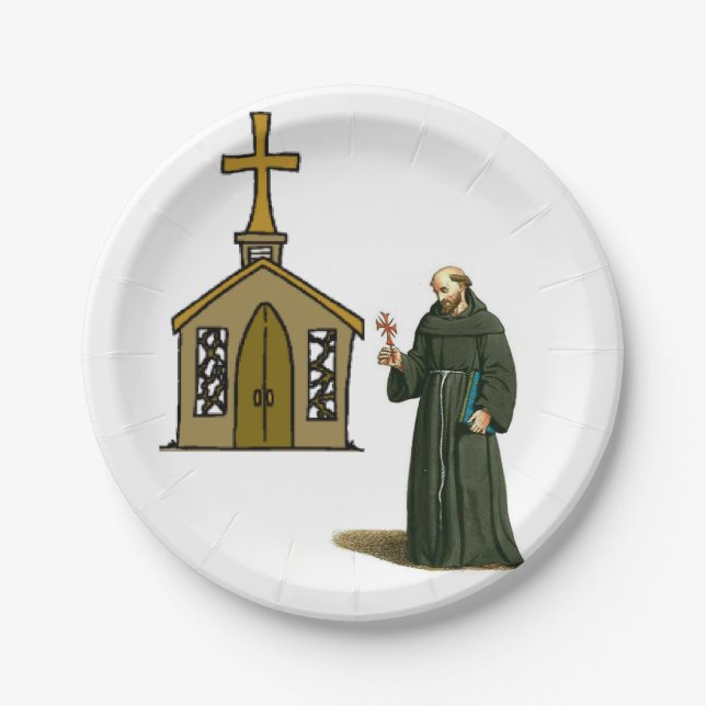 Paper Plates Priest (Front)