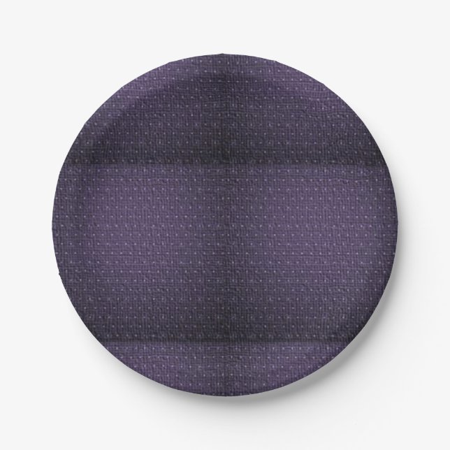 Paper plates Purple (Front)