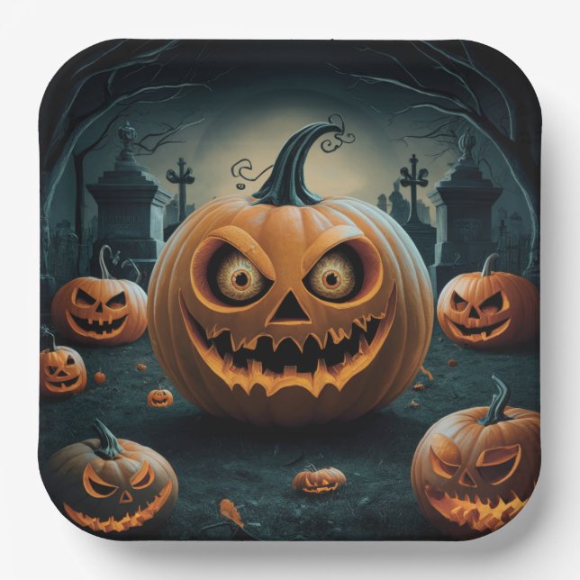 Paper Plates Series 1 Pumpkin 05 (Front)