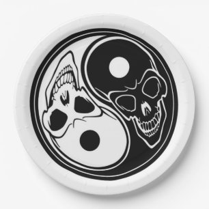 Paper Plates/Skulls Plate
