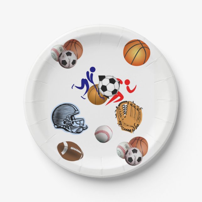 Paper plates Sports (Front)