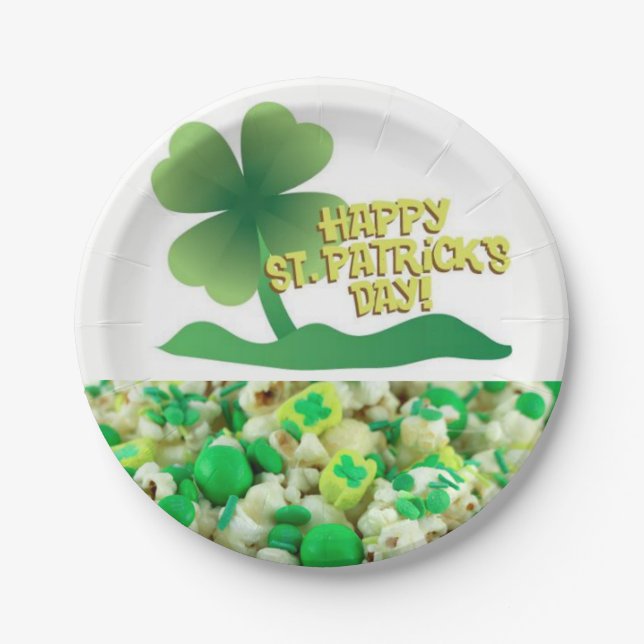 Paper plates St. Patrick's Day (Front)