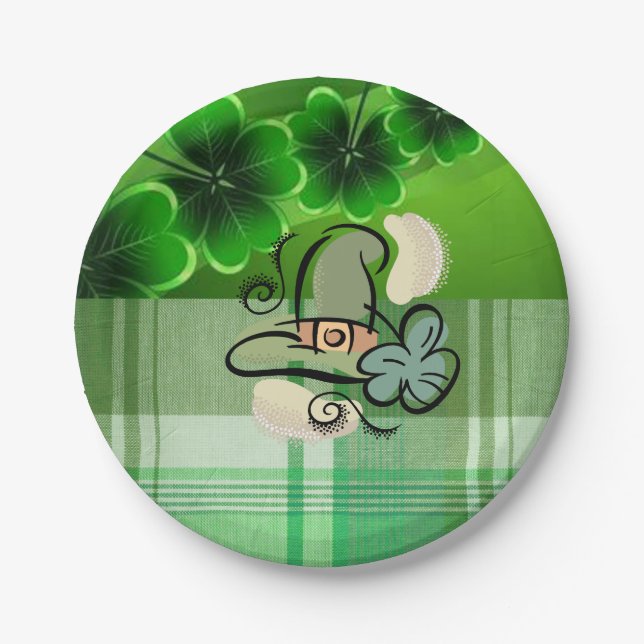 Paper plates St. Patrick's Day (Front)