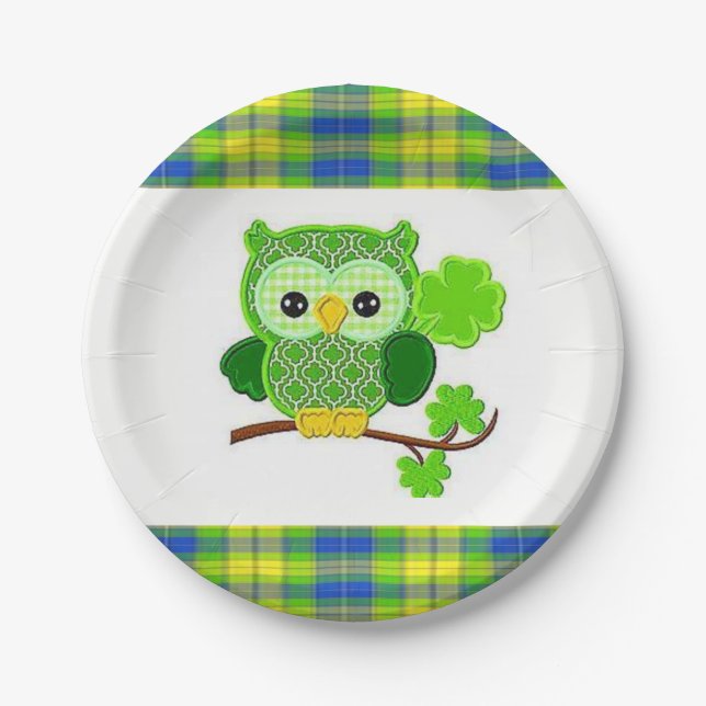 Paper plates St. Patrick's Day (Front)
