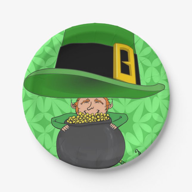 Paper plates St. Patrick's Day (Front)