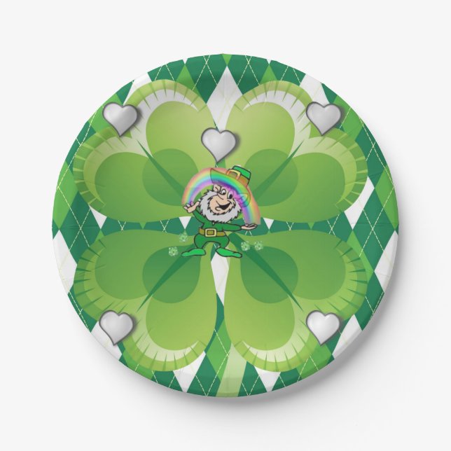 Paper plates St. Patrick's Day (Front)