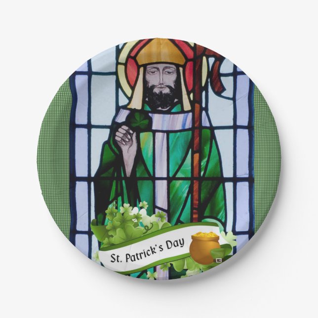 Paper plates St. Patrick's Day (Front)