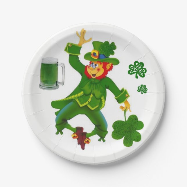 Paper plates St. Patrick's Day (Front)