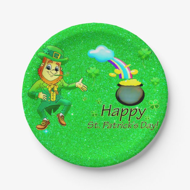 Paper plates St. Patrick's Day (Front)