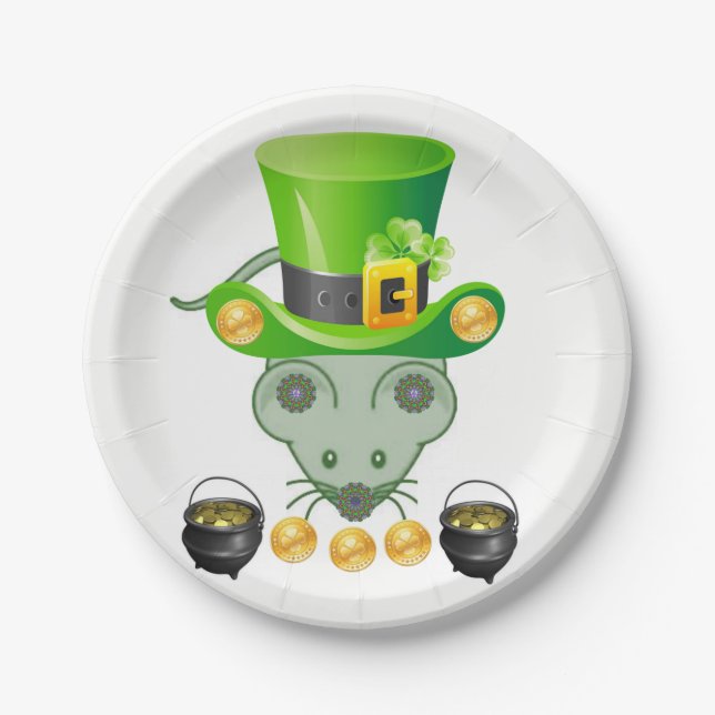 Paper plates St. Patrick's Day (Front)