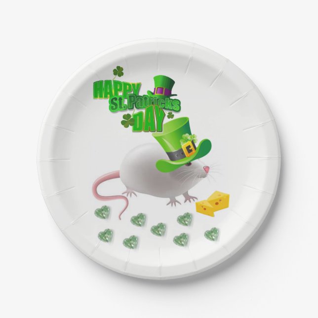 Paper plates St. Patrick's Day (Front)